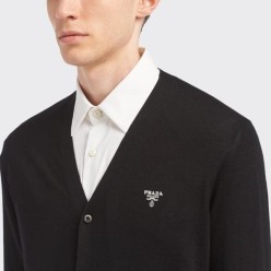 프** 밀라노 로고 가디건