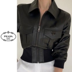 프** 시보리 레더자켓