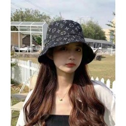 루* 모노그램 데님 자가드 버킷햇 수입