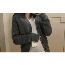 아* 스몰체인 레드하트 울가디건수입풀(여성)