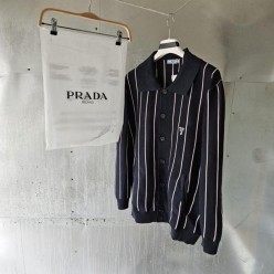 프** 스트라이프 가디건