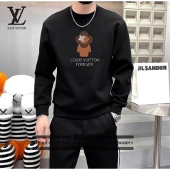 루* 루이 인형 패턴 레터링 밍크양기모 티셔츠