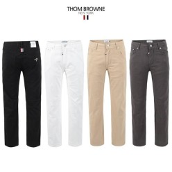 톰* 베이직 스판 스트레이트 코튼 팬츠