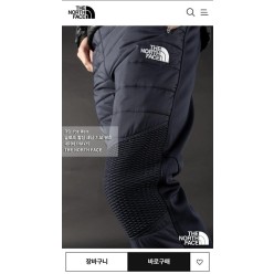 노**** 슬로프 퀼팅 패딩 기모 팬츠