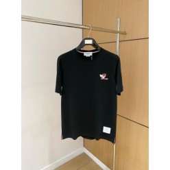 톰* 도그자수 반팔 티셔츠