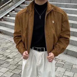 폴* 러프아웃 스웨이드 자켓