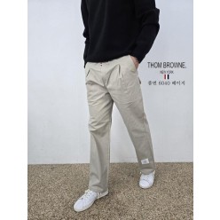 톰* 사각패치 면 팬츠