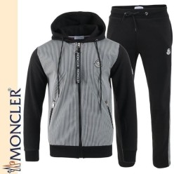 체크우븐 배색 후드 집업 셋업 봄 신상