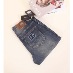 돌* 남성 자수로고 데님 진