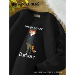 메* 키츠네 X 바버 크루넥 맨투맨 392