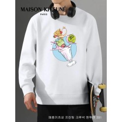 메* 키츠네 프린팅 크루넥 맨투맨 391