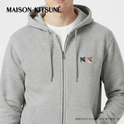 메* 키츠네 자수패치 쭈리 후드집업 157