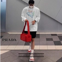 프** 비비드 삼각 디자인 긴팔티셔츠 (시보리없음)