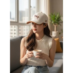 에*** 로고 자수 베이스 볼캡 수입