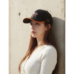 에*** 로고 자수 베이스 볼캡 수입