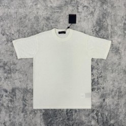 루* 25 모노그램 톤온톤 니트 반팔티셔츠  수입  프리미엄