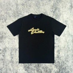 루* 25 엠브로이더드 라피아 로고 반팔티셔츠  수입