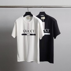 구* 클래식 띠로고 코튼 반팔티