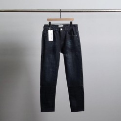 프** 타이거 프린팅 청바지