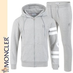 M자수 후드 집업 셋업