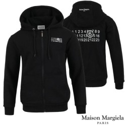 메* 마르지엘라 빈티지 넘버 로고 후드집업 셋업