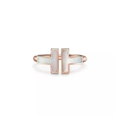 티** 반지 마더오브펄 화이트