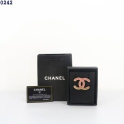 샤* 핑크골드 큐빅 브로치