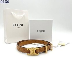 셀** 트리옹프 엠보싱 가죽 여성벨트 (카멜)