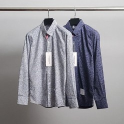 톰* 히든삼선 크랙 셔츠