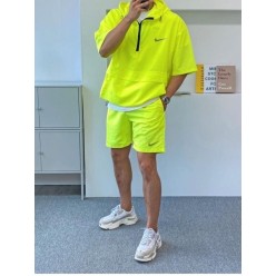 나** 물결로고 후드아노락세트