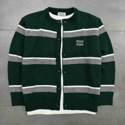 미*** 배색 라운드 가디건