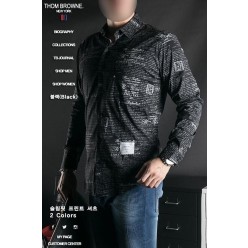 톰* 슬림핏 프린팅셔츠