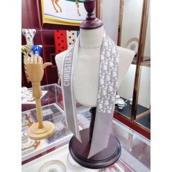 디* 오블리크 패턴 그레이 방도 스카프