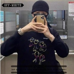 오* 개구쟁이 패밀리 디자인 긴팔티셔츠 (시보리없음)