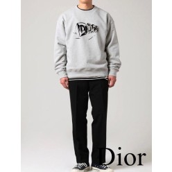 디* 슬러브 코튼 저지 맨투맨