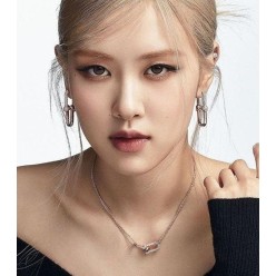 티** 하드웨어 더블링크 펜던트 목걸이수입최고급