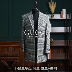 구* 하운드투스 체크 코트