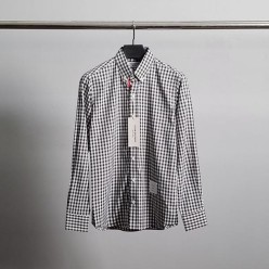 톰* 히든삼선 체크 셔츠