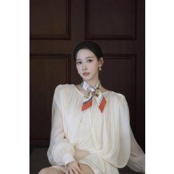에*** 오랑쥬 트윌리 실크 방도