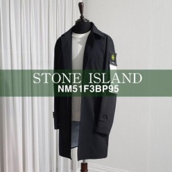 스* 로고와펜 오버핏 트렌치 코트