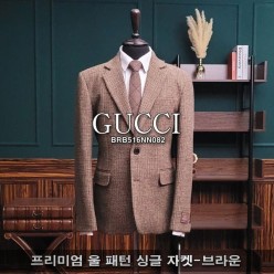 구* 프리미엄 패턴 울 자켓
