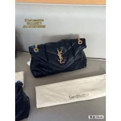 생** 루루 푸퍼 스몰 숄더백 ( 램스킨 금장 )