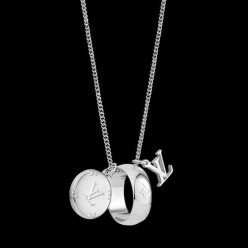 루* 모노그램 참 목걸이