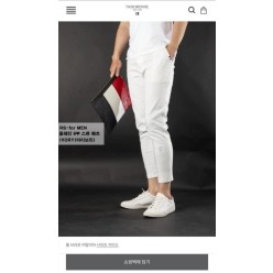 톰* 플레인 9부 스판 팬츠