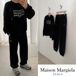 메* 마르지엘라 빈티지 로고 나염 오버핏 MTM 셋업 여성용