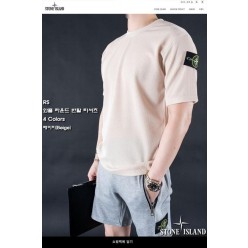 스* 텐션 와플 라운드 티셔츠