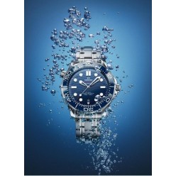 오** 코액시얼 씨마스터 다이버300M 블루