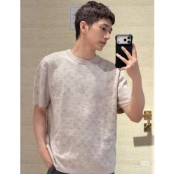 루* 모노그램 풀오버 반팔 니트