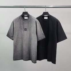 메* 마르지엘라 홀로그램로고 피그먼트 반팔티
