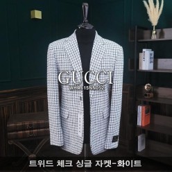 구* 트위드 싱글 자켓